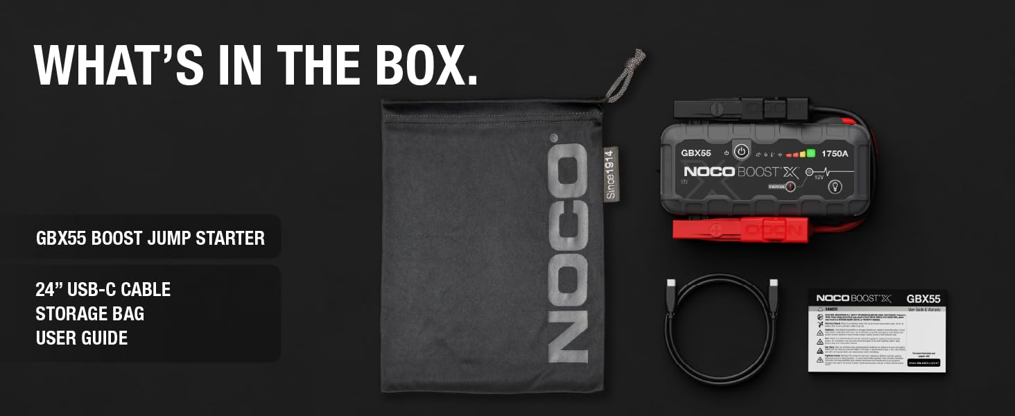 jump starter car battery charger jumper cables pack lithium portable heavy duty rechargeable lipo