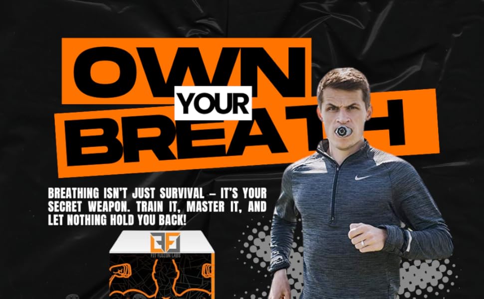 male athlete using Fit Fusion Labs Endurance Trainer while running