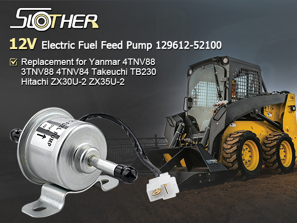 Amazon.com: 12V Electric Fuel Feed Pump 129612-52100