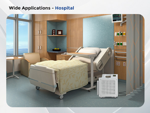 X-2830 being used in a Hospital Room