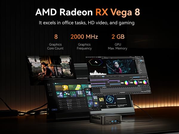 Amazon.com: KAMRUI E3B Mini Gaming PC with AMD Ryzen 7 5825U