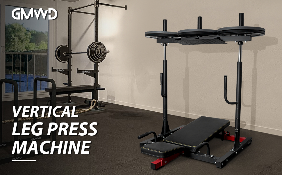 GMWD Fitness Vertical Leg Press Machine, Lower Body