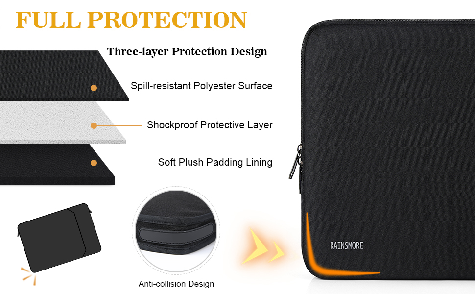 Laptop Case 1515.6 Inch Laptop Sleeve 360° Protective Laptop Sleeve