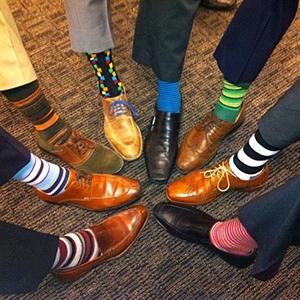colorful stripe socks