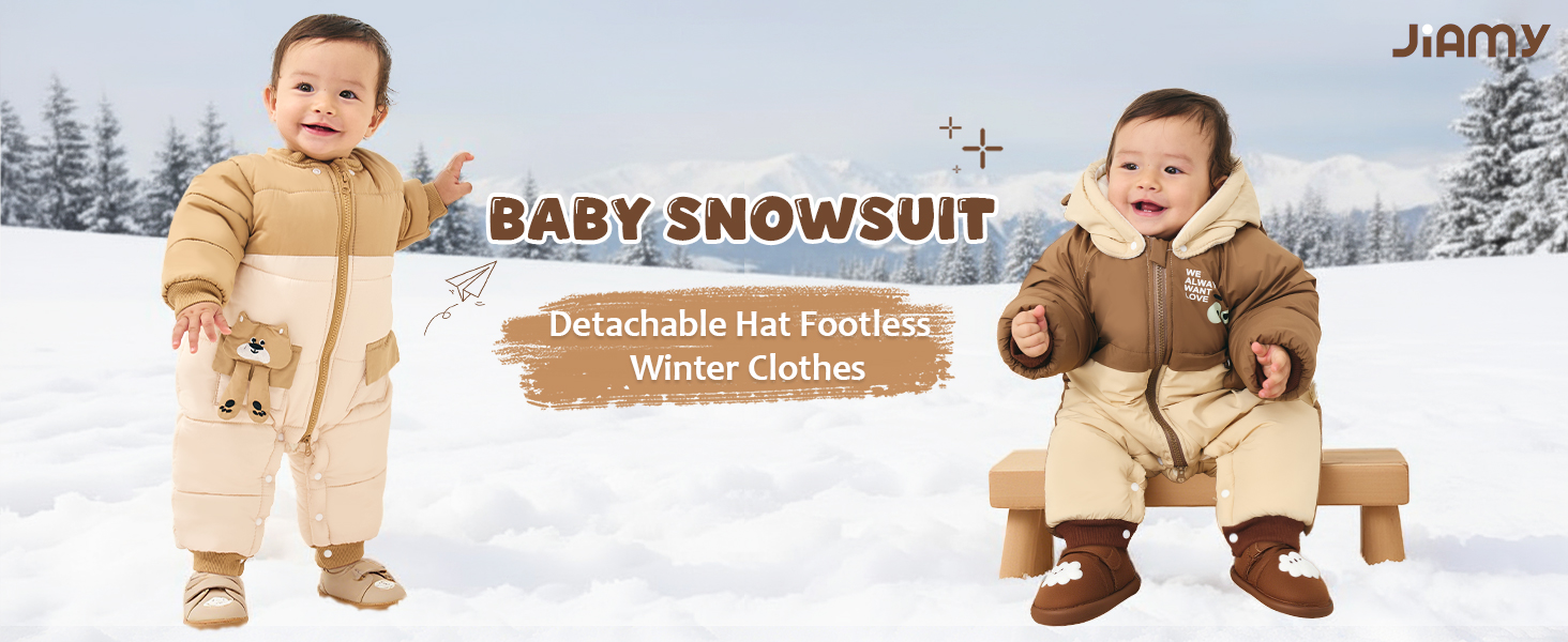 baby snowsuit winter clothes