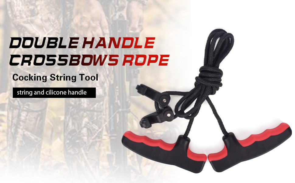 Elong Crossbow Cocking Device Double Handle Crossbows Rope Cocker Aid Cocking