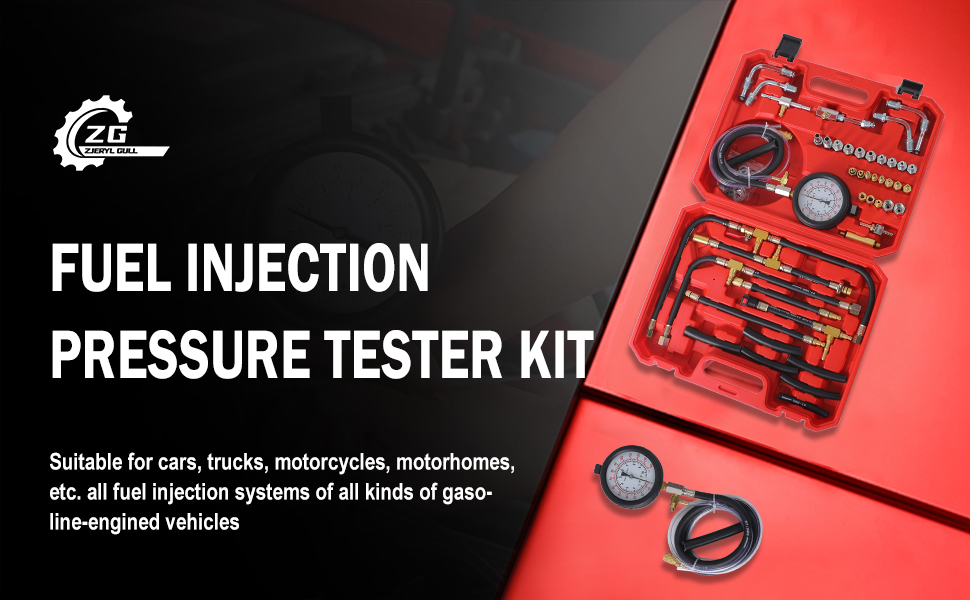 Fuel Injection Pressure Tester Kit, Pro Fuel Pressure Tester Kit