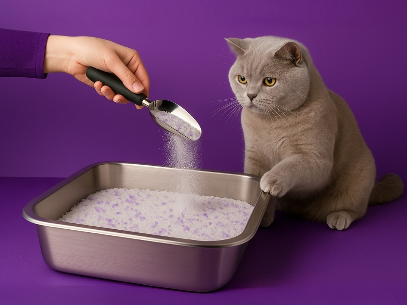 Lavender Cat Litter