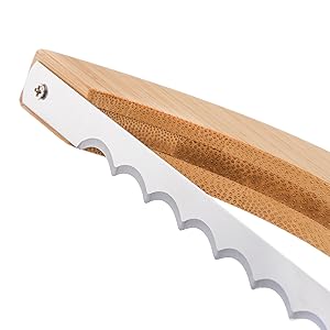 bamboo bread bow knife