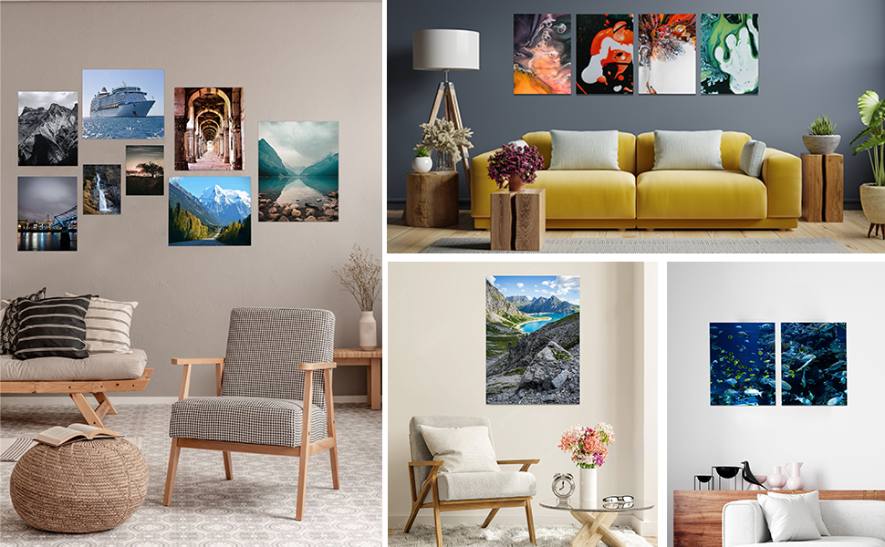 A3 Perspex Clip Photo Poster Frame Metal Clasps 30cm x 42cm