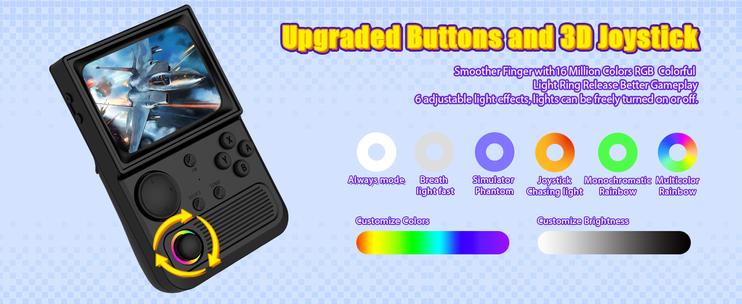 retro handheld game console gaming video consoles stick retroid pocket games hand held gameboy