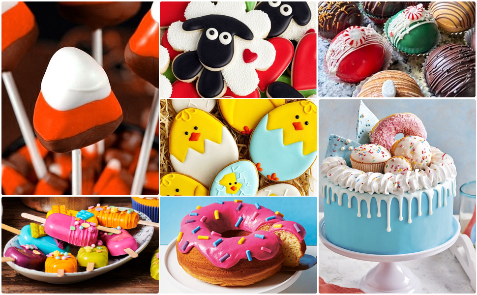 Oil Based Food Coloring for Chocolate 22 Colors Vivid