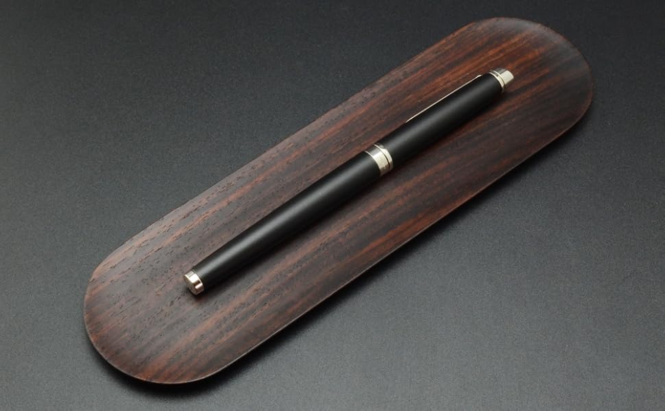紫檀木ペン入れ Amazon | ペントレイ 木製 本紫檀 | 文具ケース・文具ホルダー
