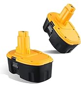 Xmenany 4800mAh DC9096 Battery Replacement for Dewalt 18V Battery NI-MH DC9099 DC9098 DW9099 DW90...