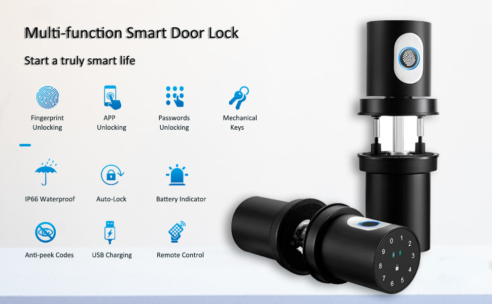 Smart Lock Fingerprint Door Lock Keypad