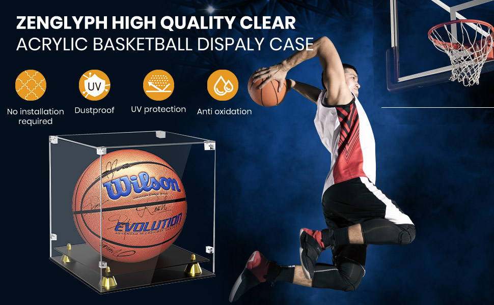 Clear Basketball Display Case
