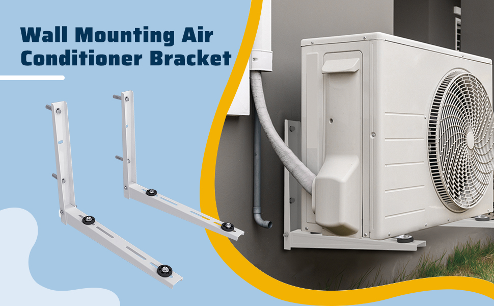Pearwow Mini Split Wall Mounting Bracket for 900018000 BTU Universal