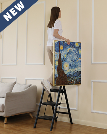 Double Elite steel step ladder 3 step folding kitchen small ladder for adults