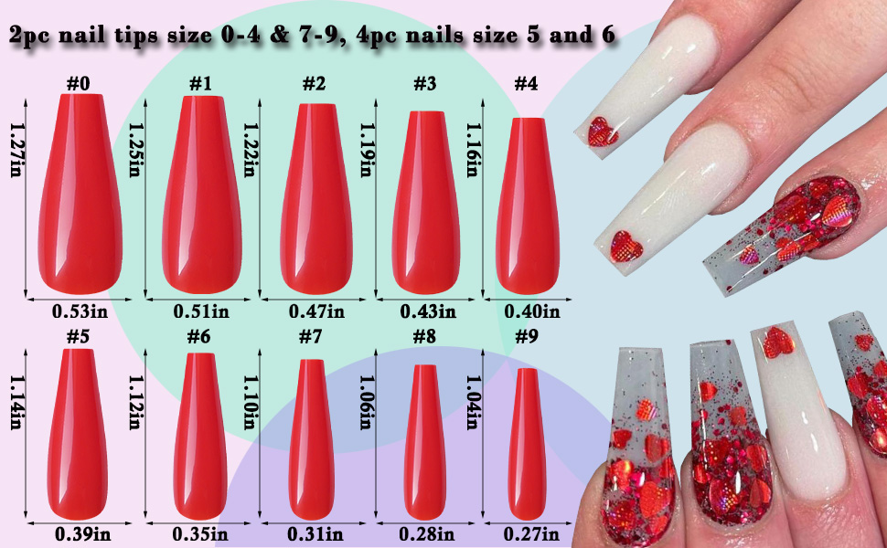 medium press on nails long fake nails coffin nail tips acrylic press on coffin nails xl