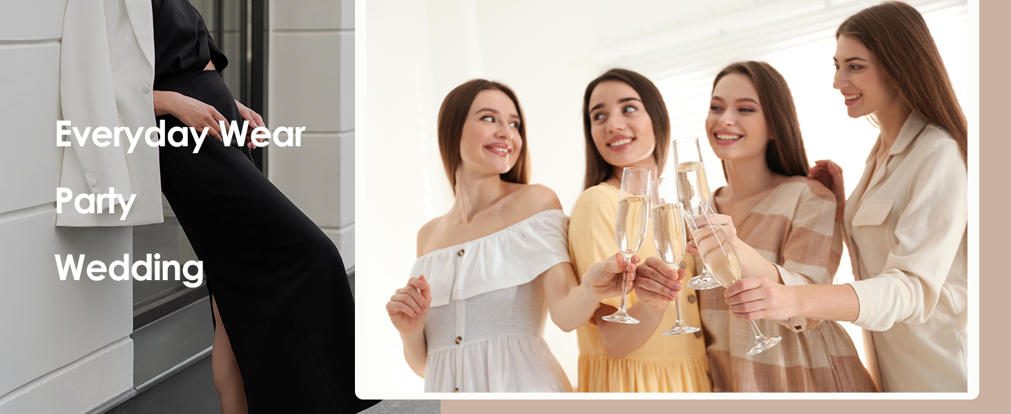 DREAM PAIRS Low Chunky Heels for Women