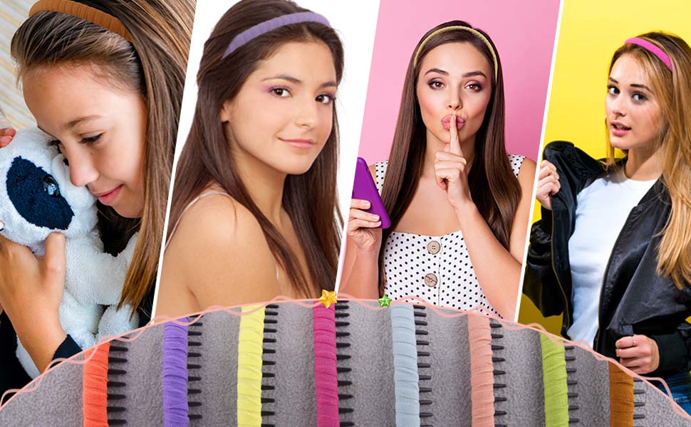 The bright comb hair hoop are simple designed but it can match many occasions, daily wearing.