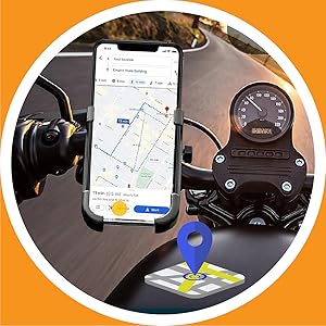 Bike Handle Mount Holder | Mobile Phone Holder Navigation 360 Degree Rotation Handlebar Cradle