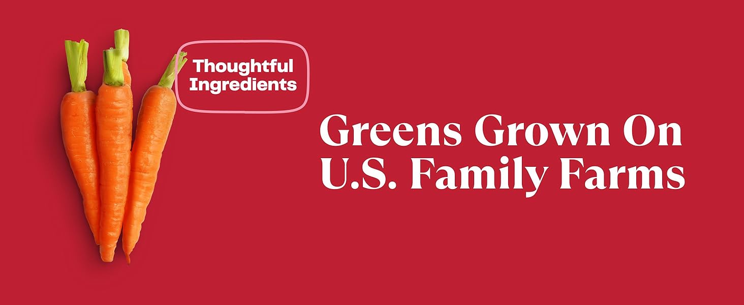Greens Grown on U.S. Family Farms