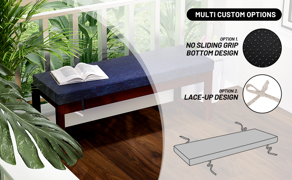 Lokex Bench Cushion,36x14 Inch Waterproof Durable Bench