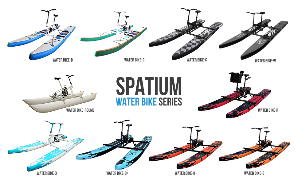 Spatium SUP Water Bikes, Inflatable Pedal Boat,Inflatable Fishing Boat