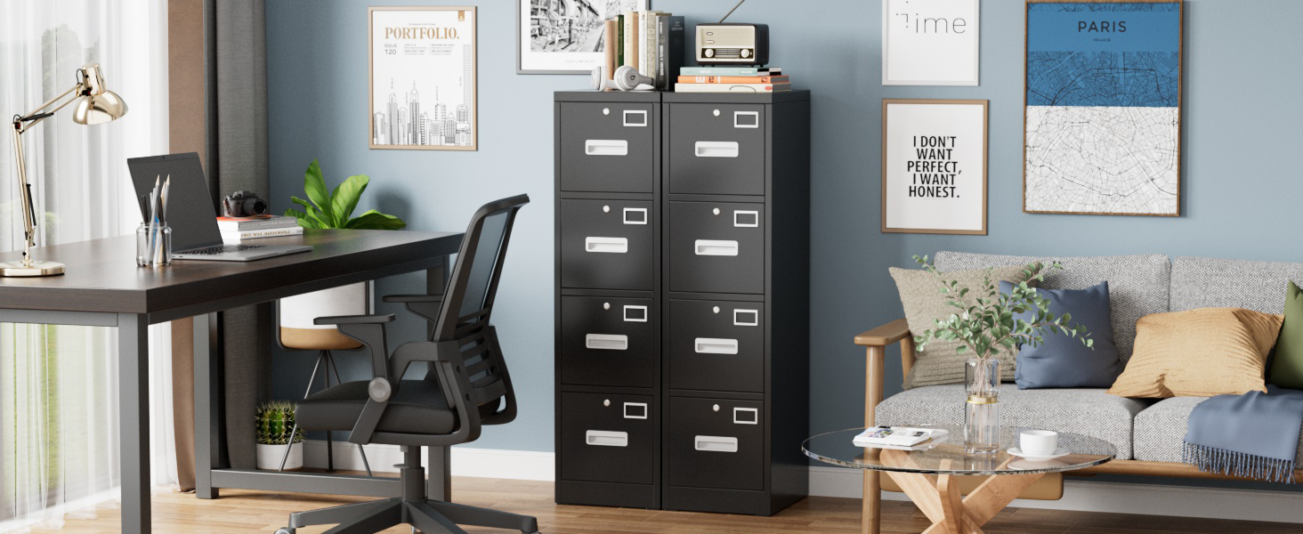 4 Drawer File Cabinet