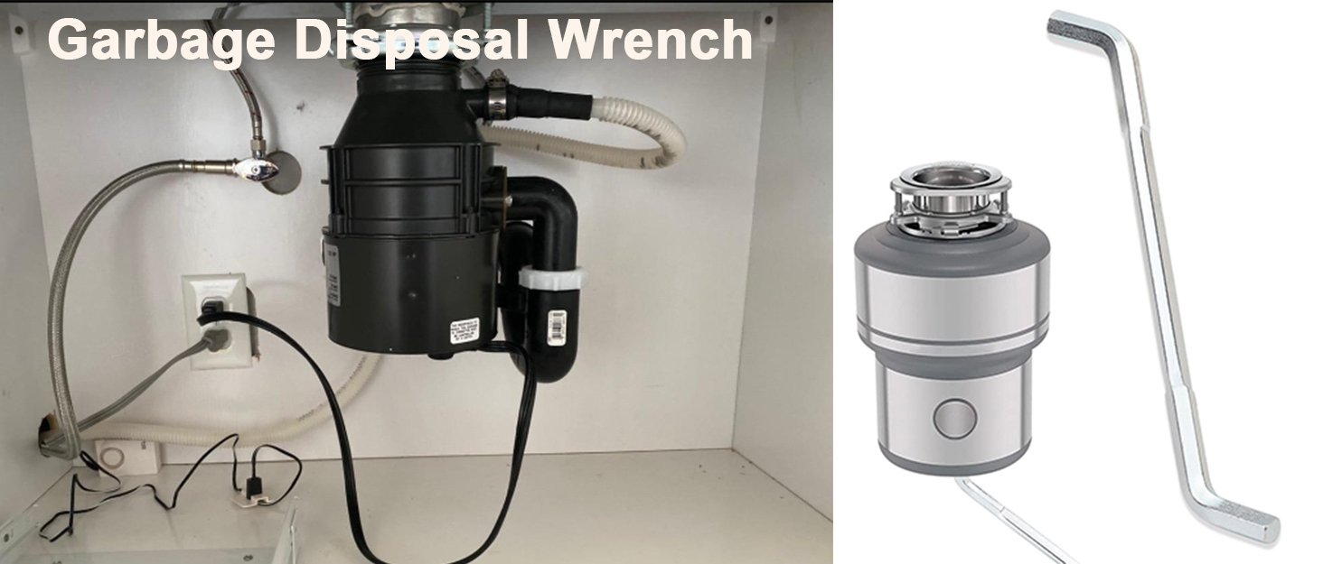 Haiouus Garbage Disposal Wrench, Garbage Disposal Allen Wrench Tool Compatible with InSinkErator