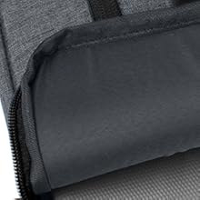 Gizga Essentials 13.3 Inch Laptop Sleeve Case Cover Pouch Bag with Handle & Front Pocket| Slim & Water-Resistant Nylon Fabric with Shockproof Foam Padding, Soft Lining & Premium Zipper Closure (Grey) 57 360° SHOCKPROOF FOAM PADDING