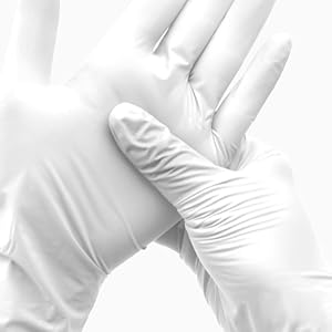 White nitrile Gloves