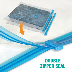 travel vacuum vacuum sealed bags for clothing with pump