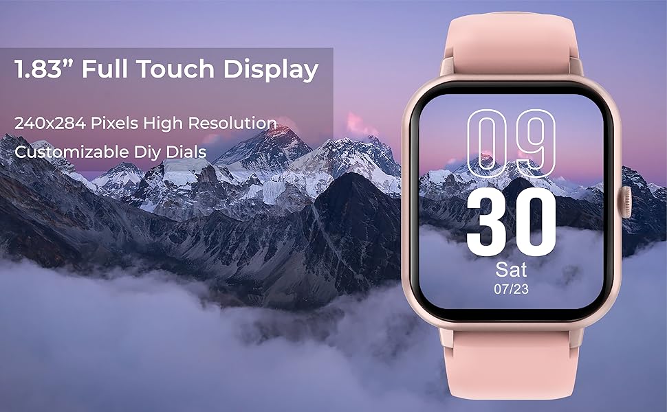 Smart Watch for Women Men with Bluetooth Call Smartwatch 