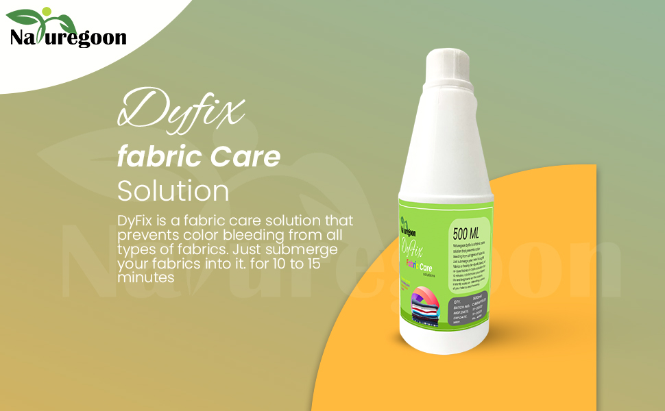 Naturegoon Fabric Colour Fixer Liquid for Clothes (500 ml) Cloth Care