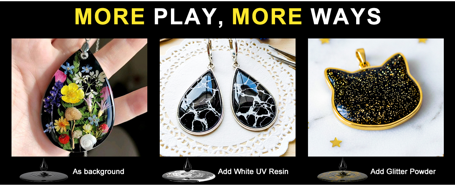 uv resin kit colored uv resin opaque black uv resin color high viscosity uv resin jewelry making kit