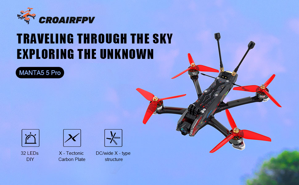 Manta 5 Pro 5inch FPV Drone Frame kit