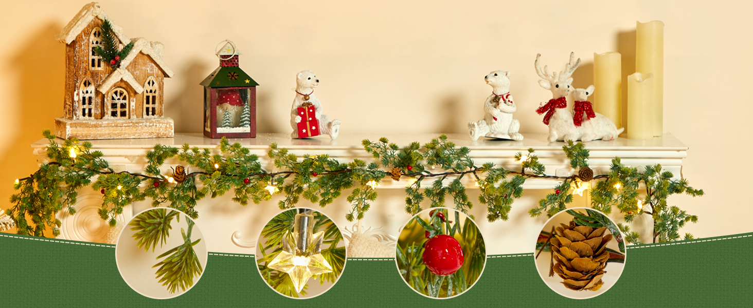 mantle garland christmas