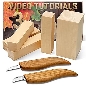 カービングナイフ？ セット 木製ケース付き Amazon.co.jp: BeaverCraft, ウッドカービングキット S16