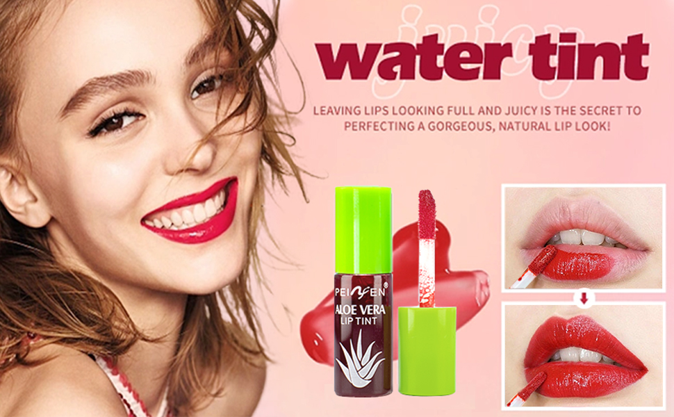 Lip Tint Watery Lip Stain Tint Dyeing Liquid Lipgloss Water Lip Glaze Tint Shiny Liquid Lipsticks