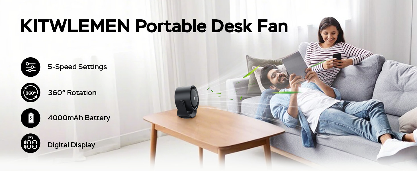 Portable Desk Fan