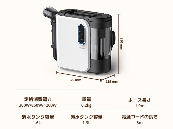 Amazon | 【100℃高温蒸気&音声ガイド】YINOLIFE カーペット