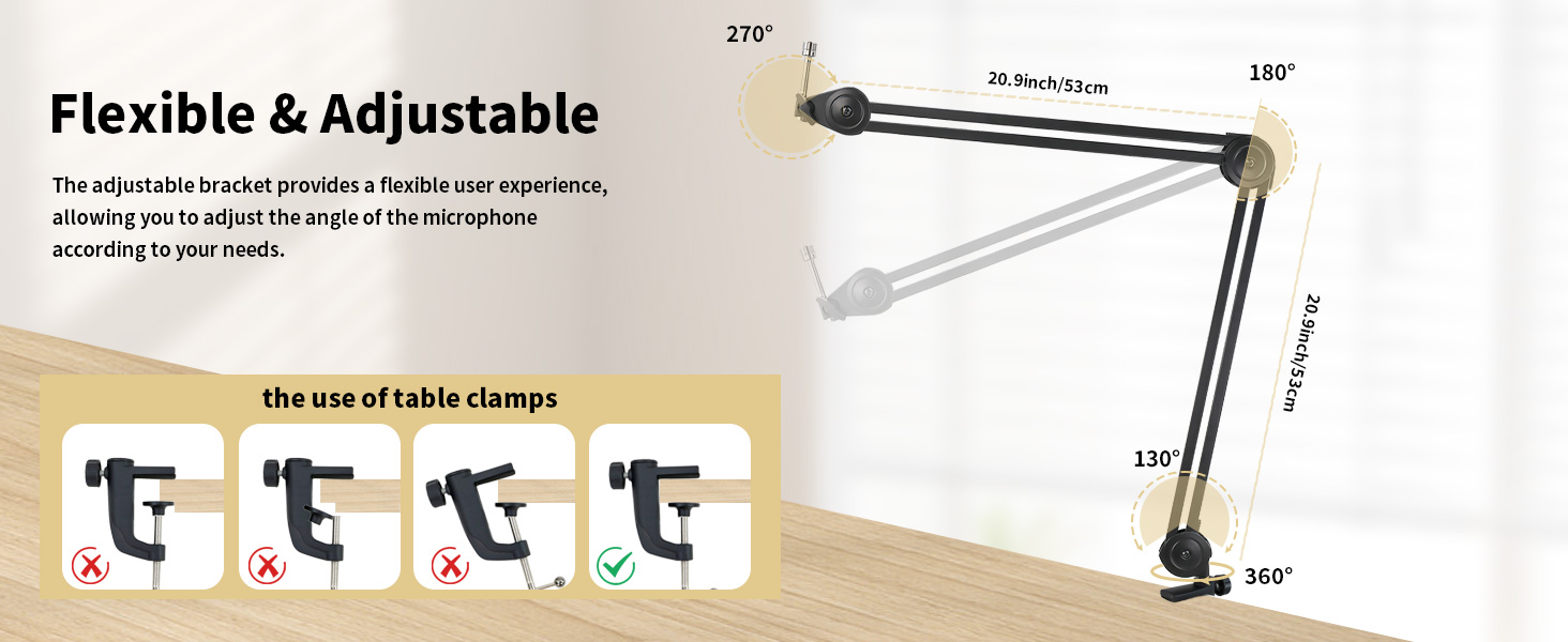 Free Position Mic Arm