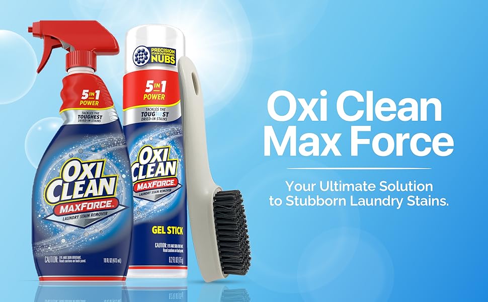 Oxi Clean Max Force Laundry Stain Remover Spray Gel Stain