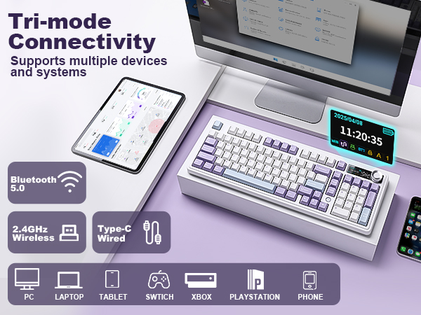 Amazon.com: MIKIBY AJAZZ AK980 Mechanical Keyboard with