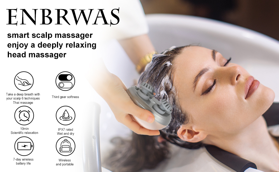 ボディ・フェイスケア smar Scalp Massager Amazon.com: ENBRWAS Electric Scalp Massager, Promotes Hair