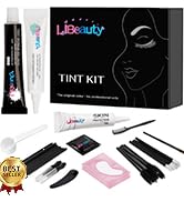 Libeauty Lash Color Kit Black Eyelash Color Volumizing Eyebrow Hair Coloring Kit DIY Use At Salon...