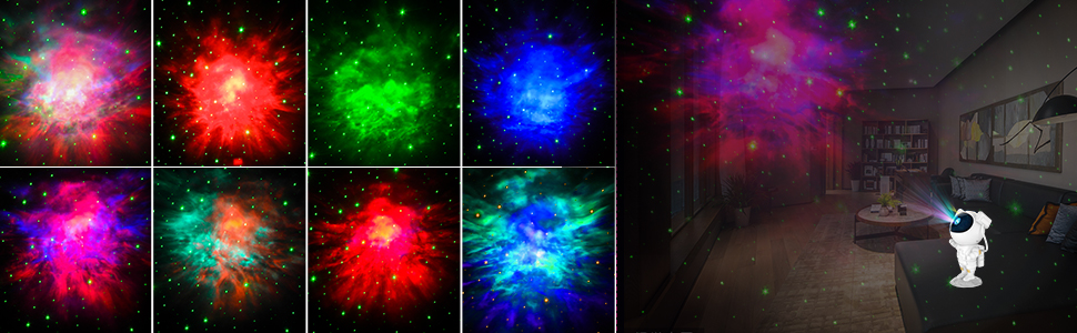 Astronauten LED Galaxy Projektor Sternenhimmel Nachtlicht, Astronaut ...