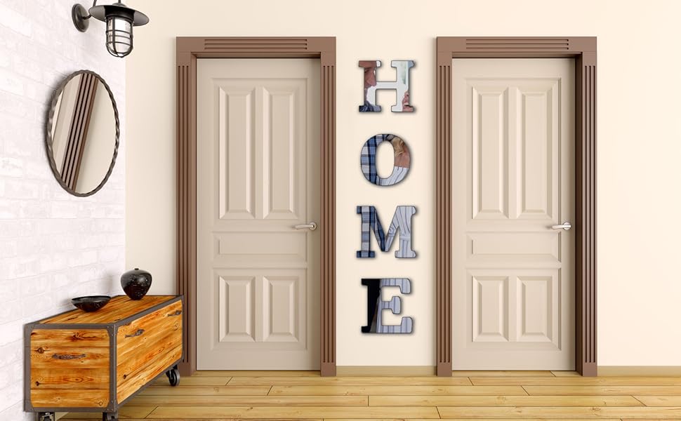 Wall Decor Home Letter Signs Mirrors Home Decor